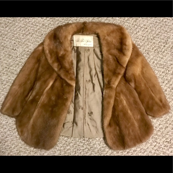 Vintage 1960’s Mink Fur Cape/Stole - Picture 2 of 4